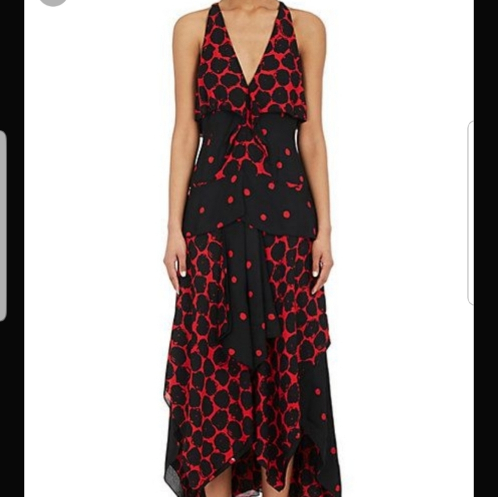 Proenza schouler crepe midi dress